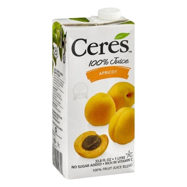 slide 1 of 4, Ceres Apricot Juice - 33.8 oz, 33.8 oz