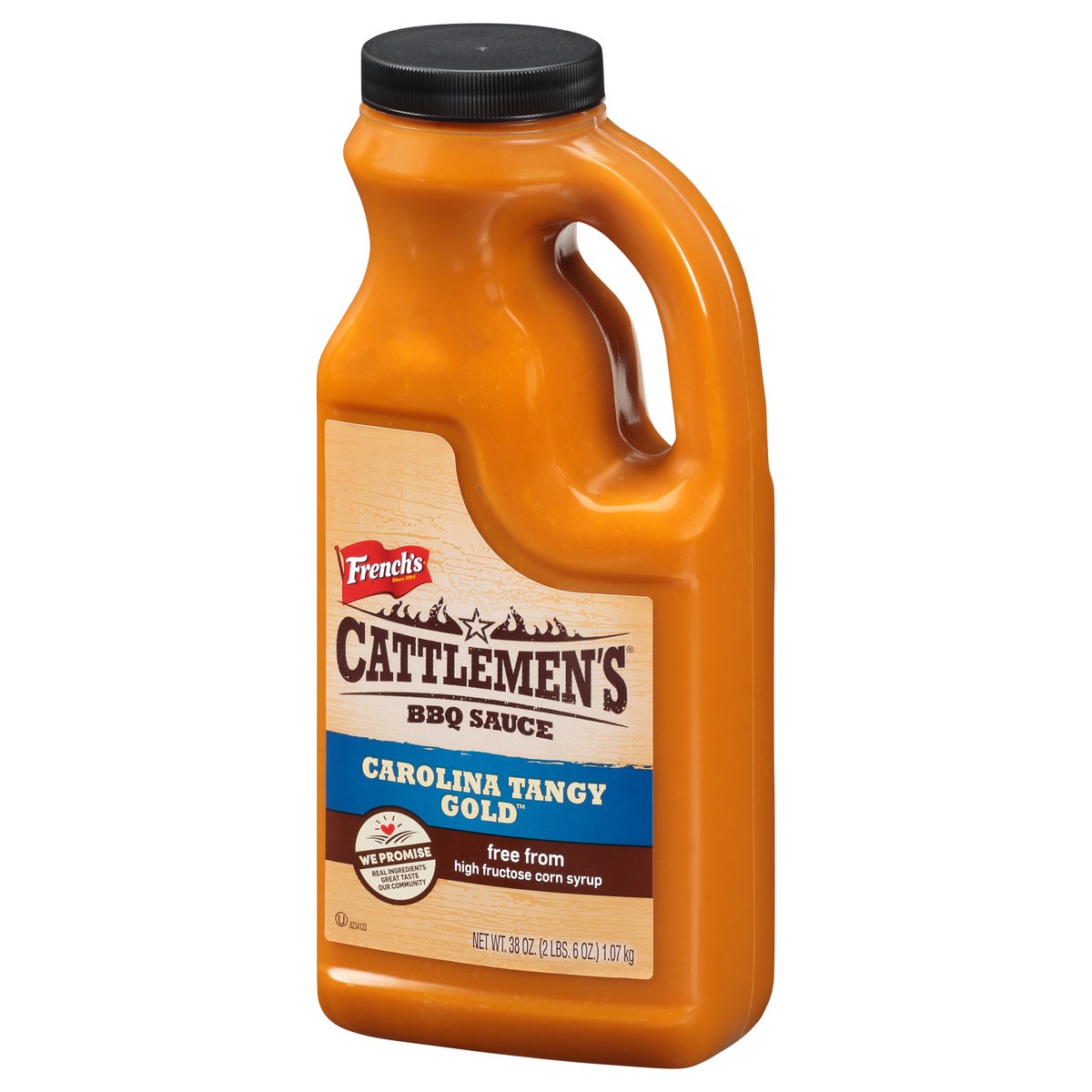 slide 6 of 9, Cattlemen's Carolina Tangy Gold BBQ Sauce, 38 oz, 38 oz