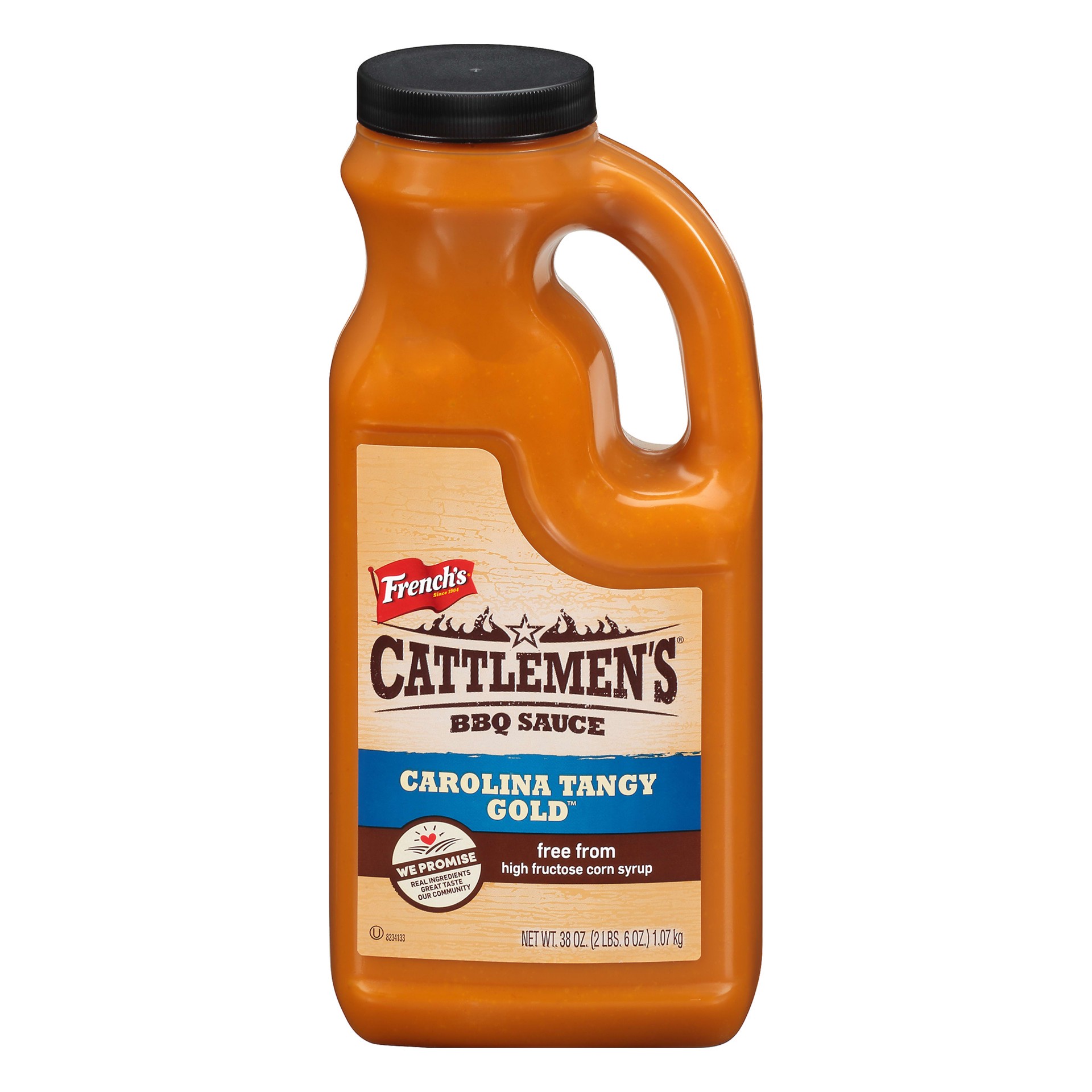 slide 1 of 9, Cattlemen's Carolina Tangy Gold BBQ Sauce, 38 oz, 38 oz