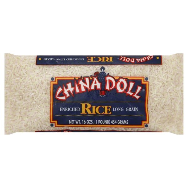 slide 1 of 1, China Doll Long Grain Rice, 16 oz