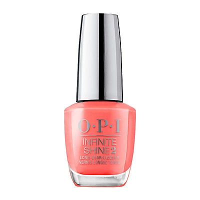 slide 1 of 1, OPI Infinite Shine 2 Orange You a Rock Star?, 0.5 oz