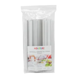 Kolorae Individually Wrapped Tall Straws - Neutrals