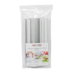Kolorae Individually Wrapped Tall Straws - Neutrals