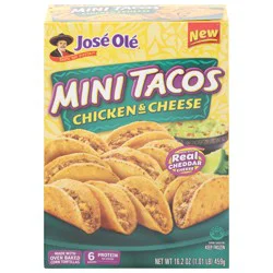 José Olé Chicken & Cheese Mini Tacos 16.2 oz