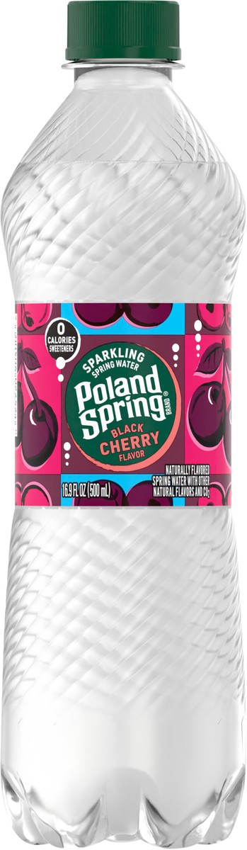 slide 8 of 8, Poland Spring Sparkling Water, Black Cherry- 16.9 fl oz, 16.9 fl oz