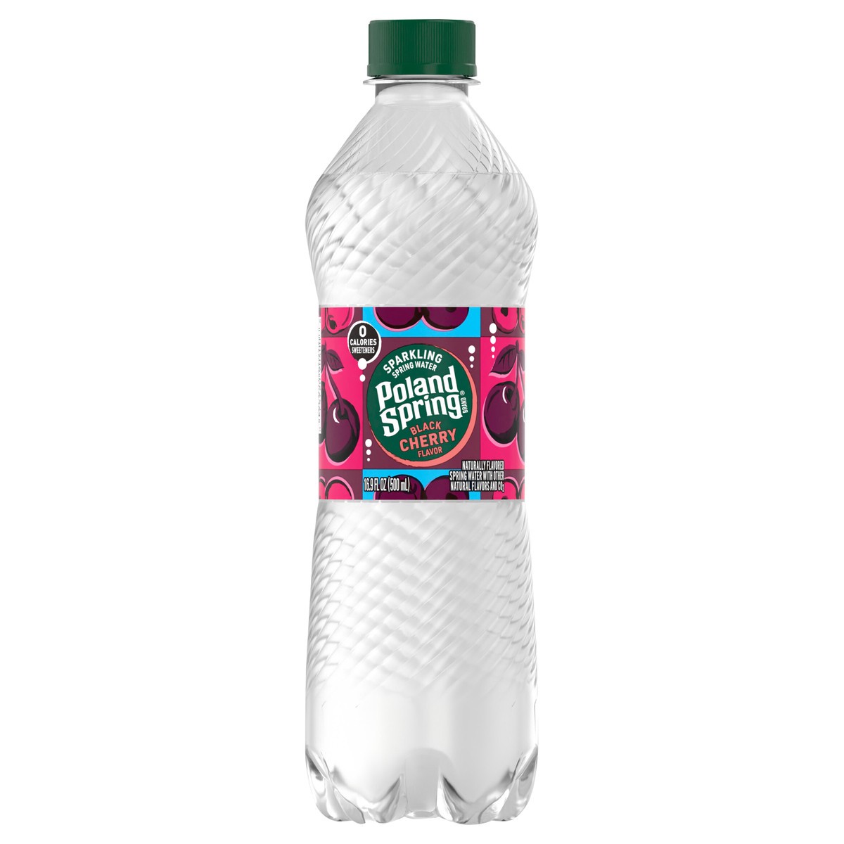 slide 4 of 8, Poland Spring Sparkling Water, Black Cherry- 16.9 fl oz, 16.9 fl oz