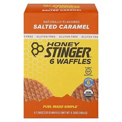 Honey Stinger Waffles - Salted Caramel - 6-1.06 OZ