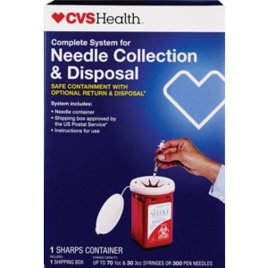 slide 1 of 1, CVS Health Complete Needle Collection & Disposal System, 1 ct