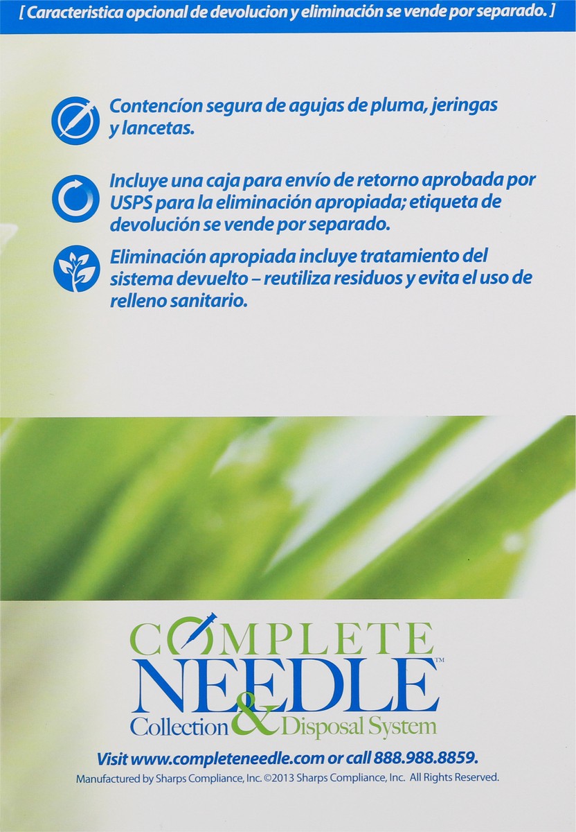 slide 4 of 9, Complete Needle Collection & Disposal System 1 ea, 1 ea