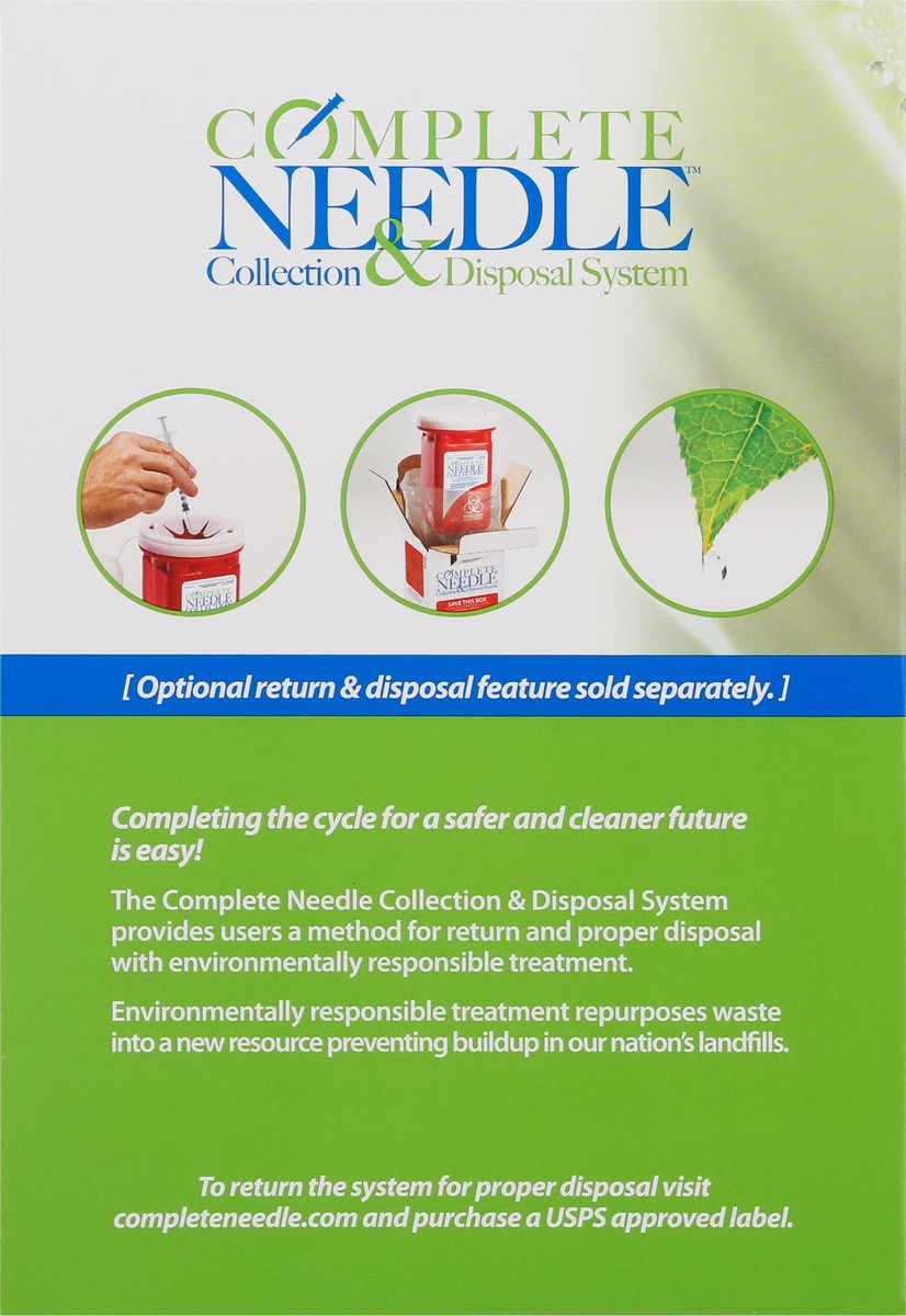 slide 9 of 9, Complete Needle Collection & Disposal System 1 ea, 1 ea