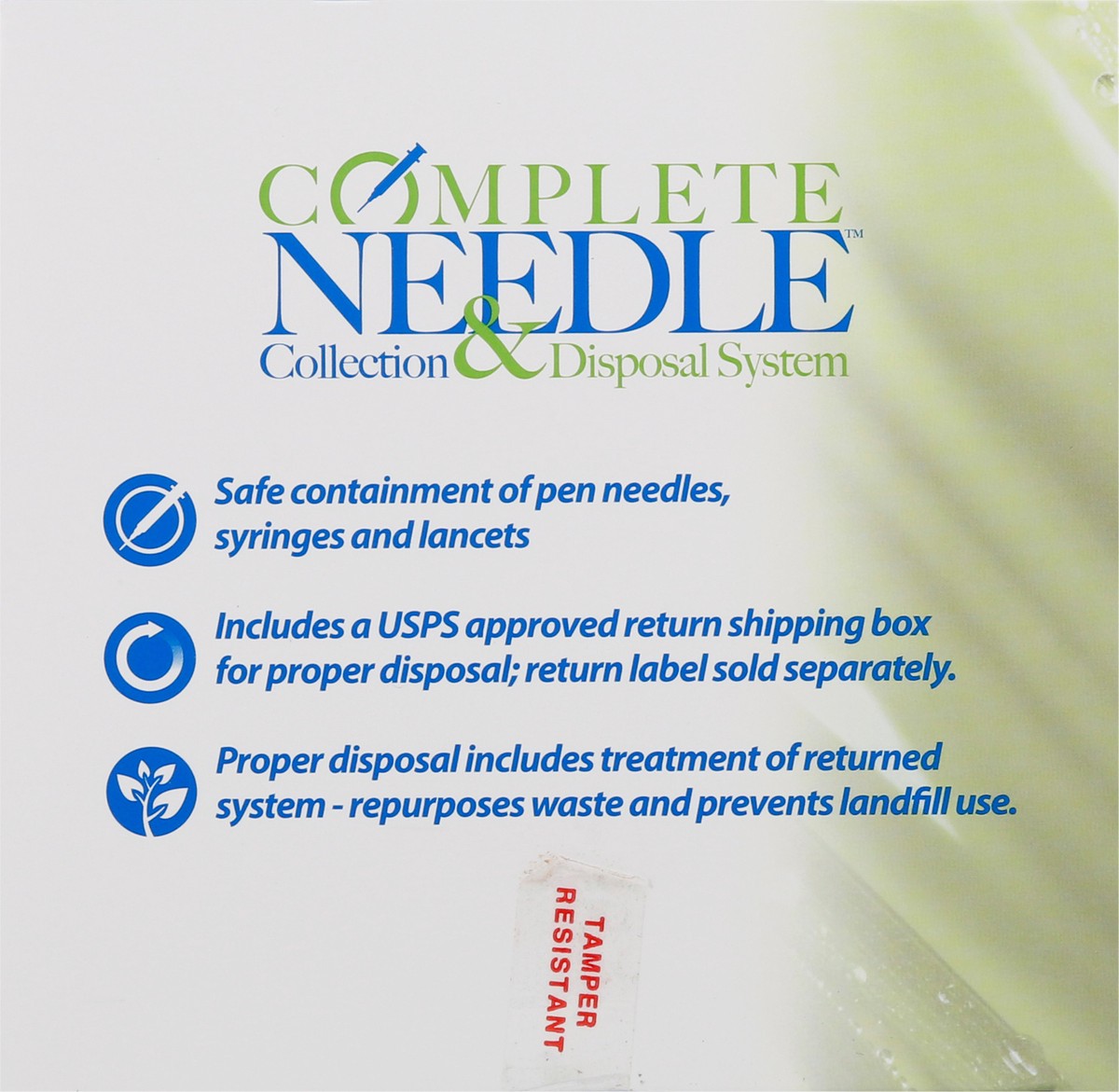 slide 6 of 9, Complete Needle Collection & Disposal System 1 ea, 1 ea