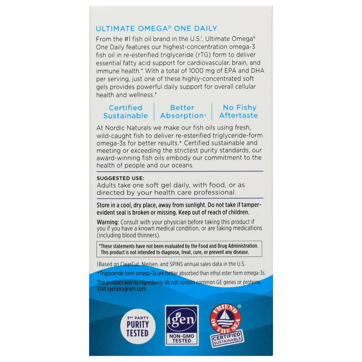 slide 9 of 15, Nordic Naturals Ultimate Omega 30 Softgels, 30 ct