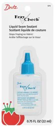 Dritz Fray Check Clear Liquid Seam Sealant, 0.75 fl oz
