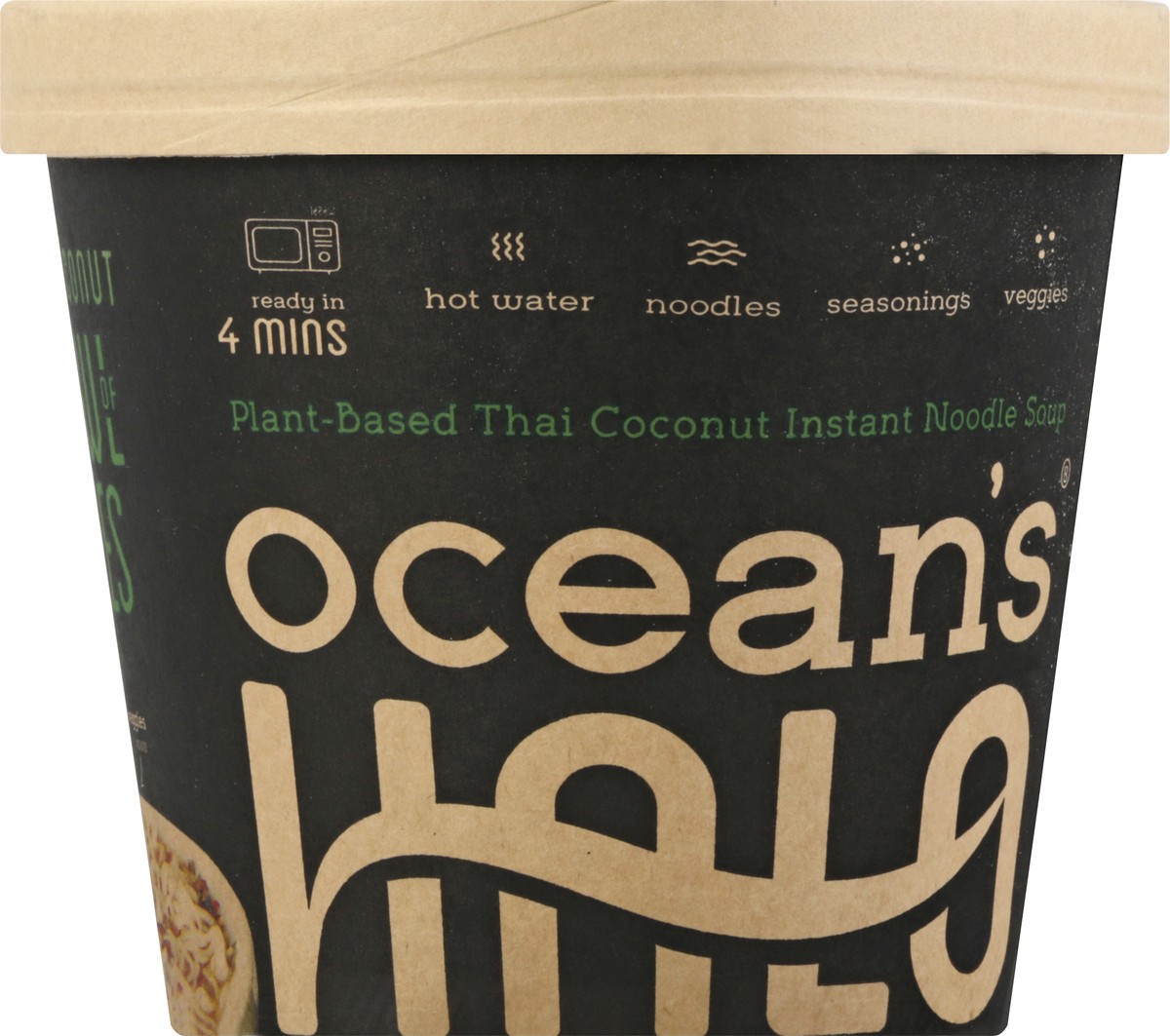 slide 8 of 12, Ocean's Halo Organic Vegan Thai Coconut Big Bowl of Noodles 4.02 oz, 4.02 oz