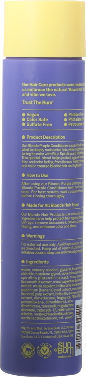 slide 7 of 13, Sun Bum Purple Blonde Conditioner - 10 fl oz, 10 fl oz