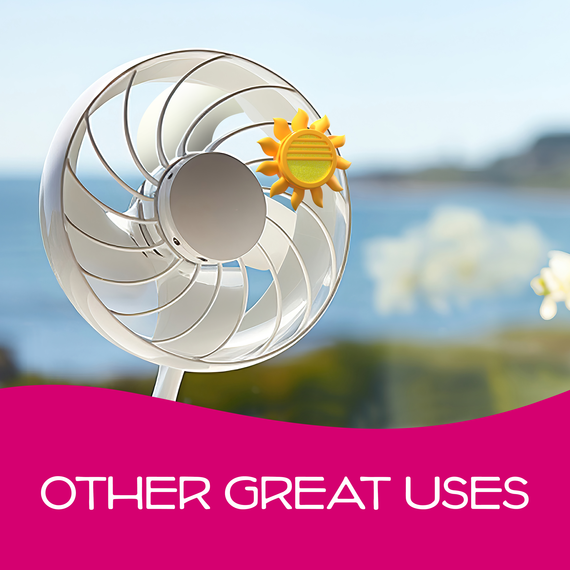 slide 2 of 6, California Scents Novelty Sun Spinner Car Air Freshener Vent Clip, Tropical Colada Scent, 1 ct