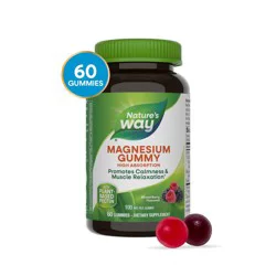 Nature's Way Magnesium Gummy 60 Gummies