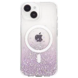 Bryten Starburst Glitter Phone Case for iPhone 15 Pro Max - Pink