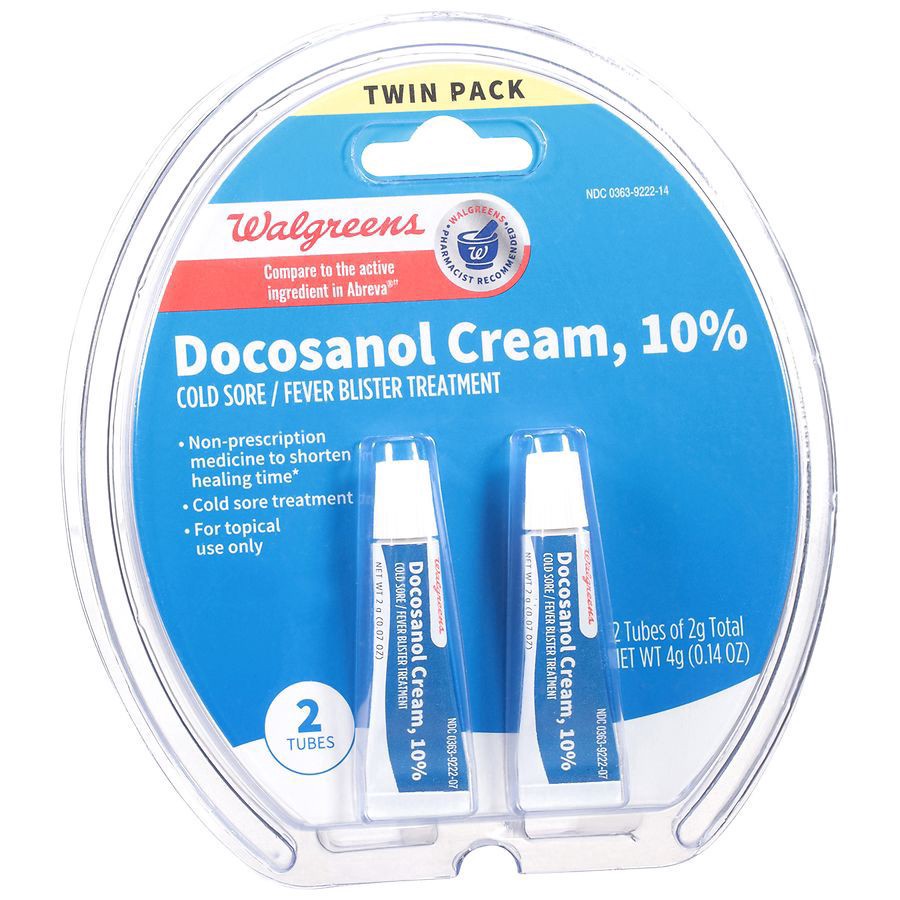 slide 3 of 5, Walgreens Docosanol Twin Pack, 2 ct 0.07 oz