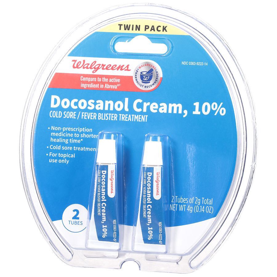 slide 2 of 5, Walgreens Docosanol Twin Pack, 2 ct 0.07 oz