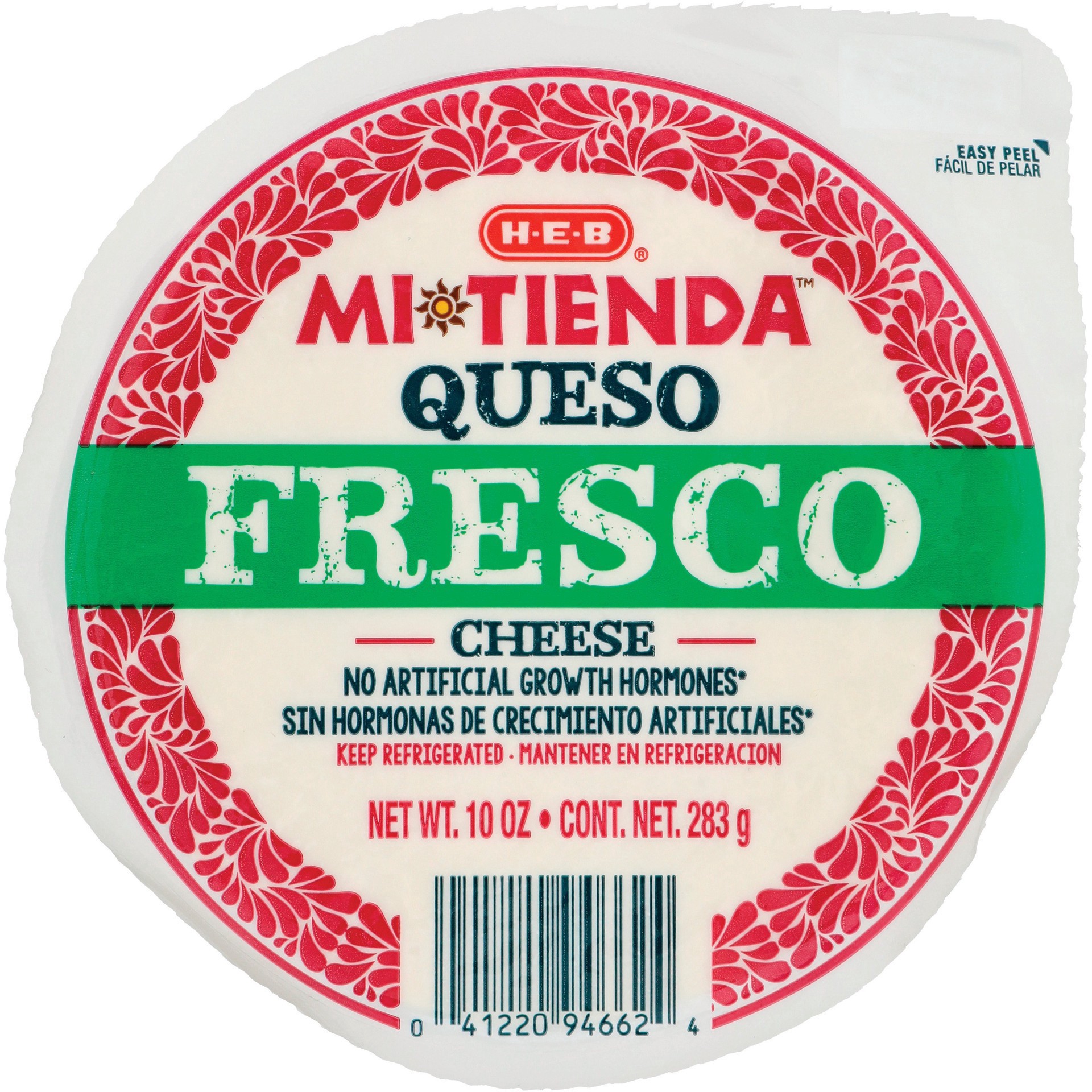 slide 1 of 1, H-E-B Mi Tienda Queso Fresco Cheese, 10 oz