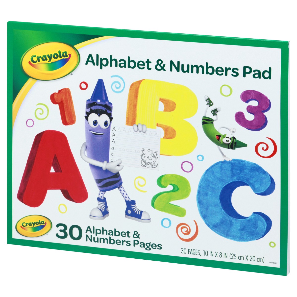 slide 2 of 9, Crayola Alphabet & Numbers Pad 30 ea, 30 ct