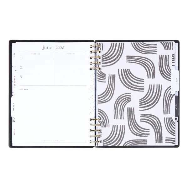 slide 8 of 10, 2025 Happy Planner Monthly/Weekly Classic Custom Planner, 7"" X 9-1/4"", Modern Texture, January 2025 To December 2025, Pctlcd12-020, 1 ct