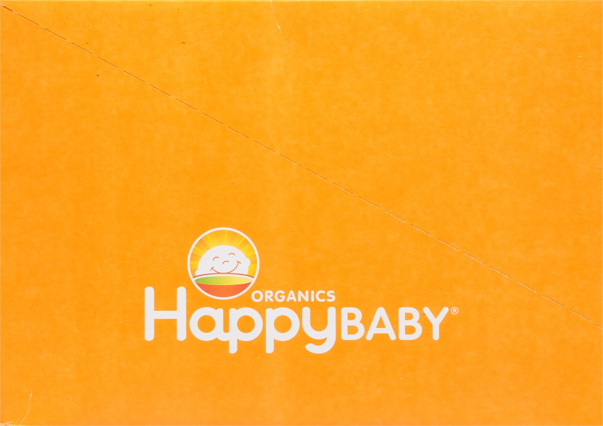 slide 2 of 10, Happy Baby Organics Stage 2 (6+ months) Bananas, Sweet Potatoes & Papayas 8 - 4 oz Pouches, 8 ct