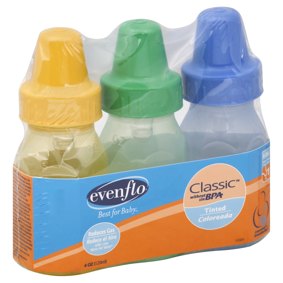 slide 2 of 7, Evenflo Bottles 3 ea, 3 ct