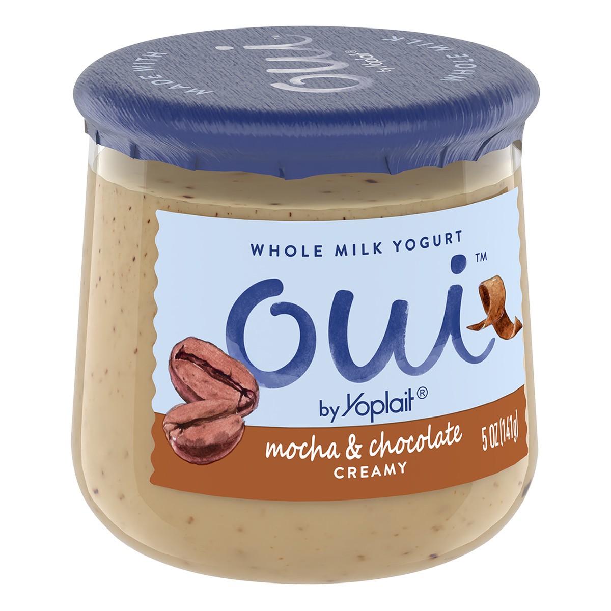 slide 8 of 9, Oui by Yoplait French Style Mocha & Chocolate Whole Milk Yogurt, 5 OZ Jar, 5 oz