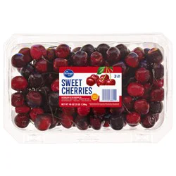 Kroger Fresh Red Sweet Cherries - 3 Lb Clamshell