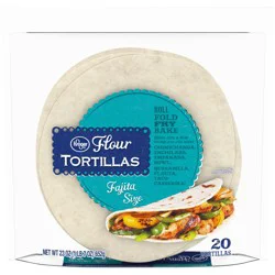 Kroger Fajita Size Flour Tortillas