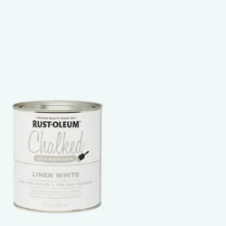 Rust-Oleum Chalked Ultra Matte Paint - Quart, Linen White