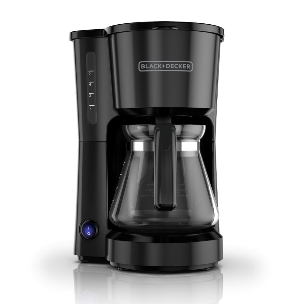 slide 1 of 1, BLACK+DECKER BLACK + DECKER Black 5-Cup Coffee Maker, 1 ct