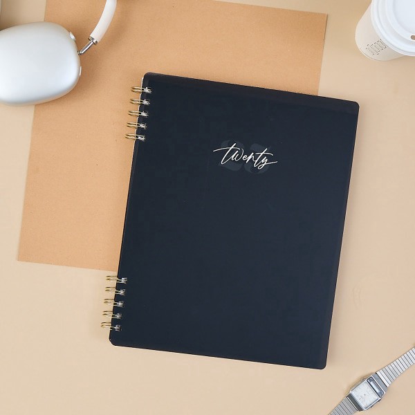 slide 2 of 10, 2025 Happy Planner Big Customizable Twin Loop Monthly/Weekly Planner, 8-1/2"" X 11"", Modern Texture, January To December, Pctlbd12-023, 1 ct