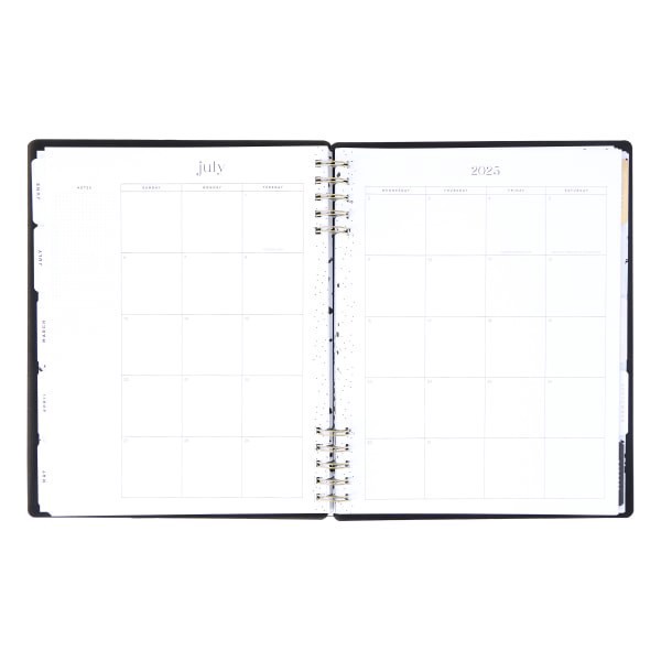 slide 3 of 10, 2025 Happy Planner Big Customizable Twin Loop Monthly/Weekly Planner, 8-1/2"" X 11"", Modern Texture, January To December, Pctlbd12-023, 1 ct