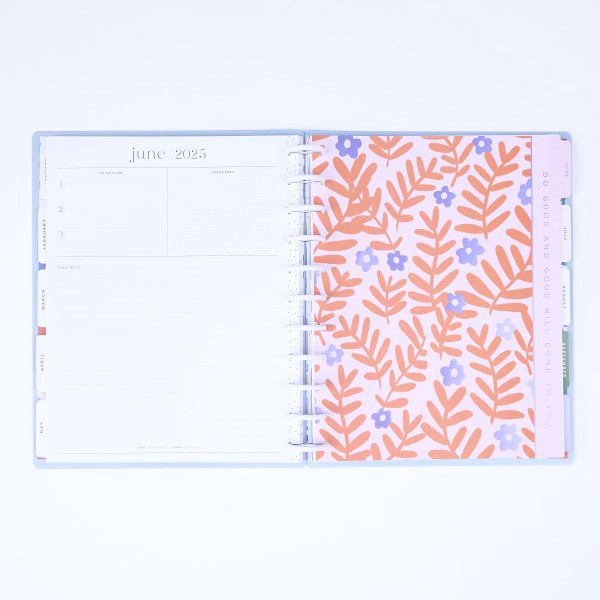 slide 6 of 10, 2025 Happy Planner Big Monthly/Weekly Planner, 8-1/2"" X 11"", Pop Of Joy, January To December, Ppbd12-232, 1 ct