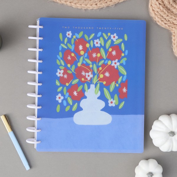 slide 5 of 10, 2025 Happy Planner Big Monthly/Weekly Planner, 8-1/2"" X 11"", Pop Of Joy, January To December, Ppbd12-232, 1 ct