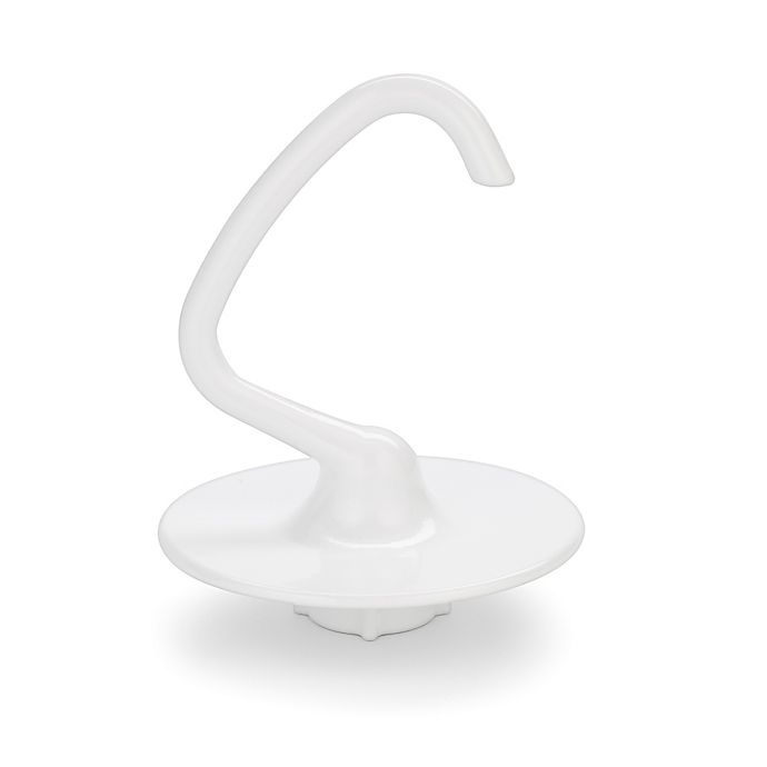 slide 1 of 1, KitchenAid Coated C-Dough Hook - White, 3.5 qt