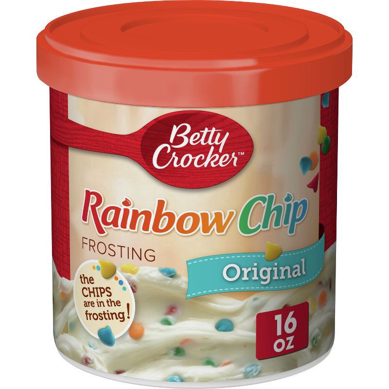slide 1 of 10, Betty Crocker Gluten Free Rainbow Chip Frosting, 16 oz, 16 oz