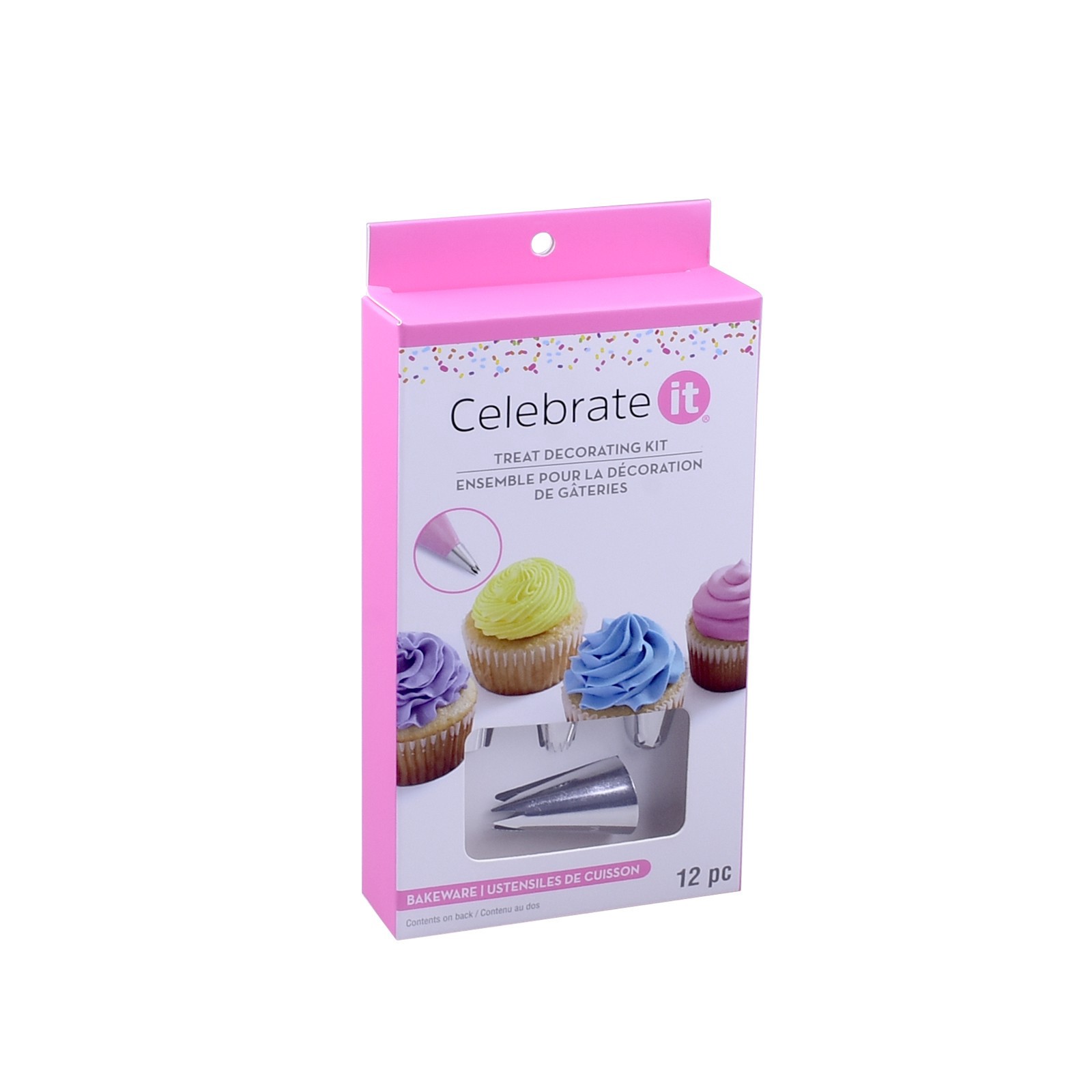 slide 3 of 4, Cupcake Decorating Kit By Celebrate It, 12 ct