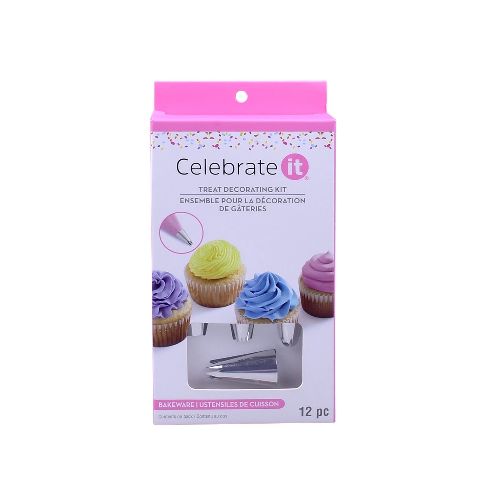 slide 2 of 4, Cupcake Decorating Kit By Celebrate It, 12 ct