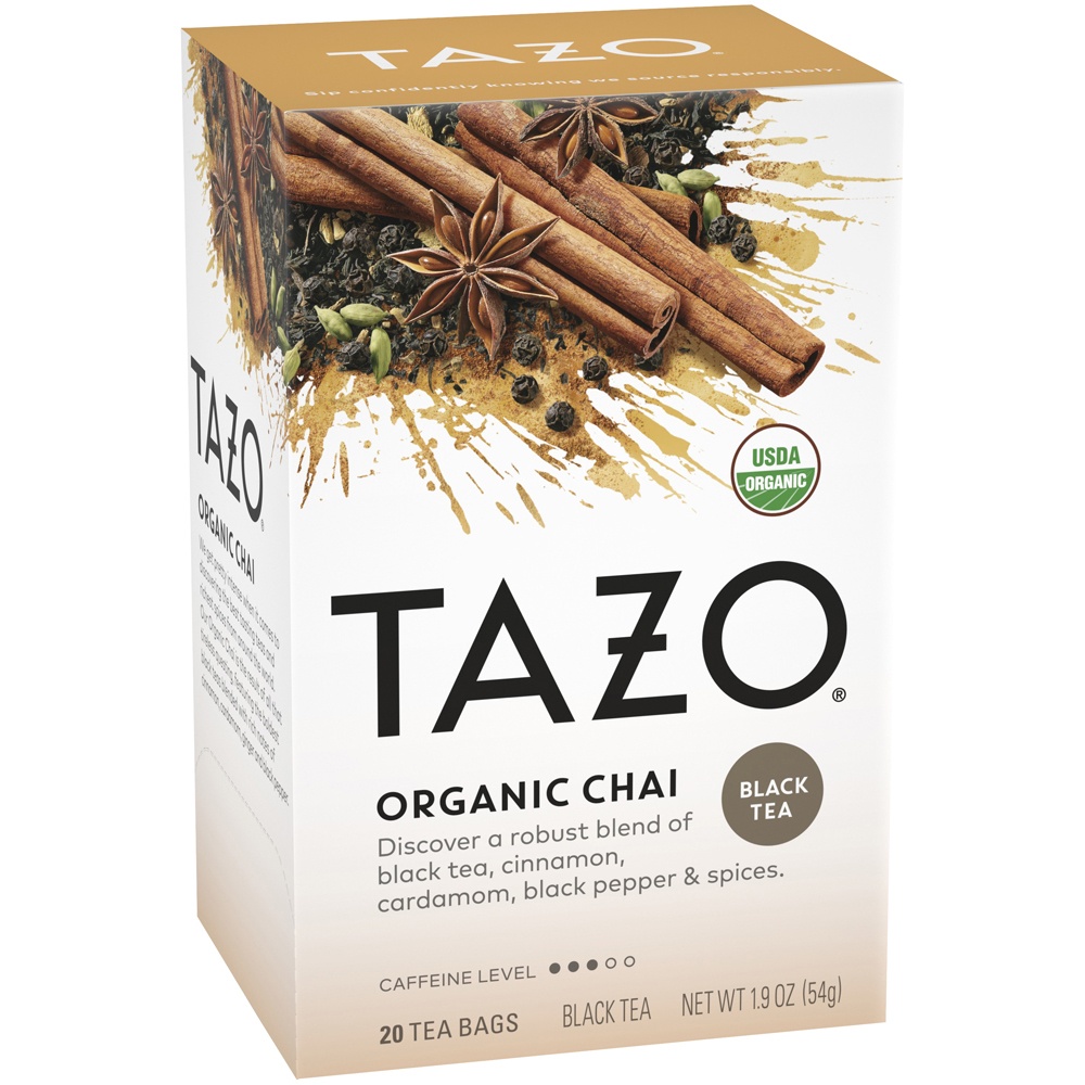 slide 2 of 3, Tazo Organic Chai Tea, 20 ct
