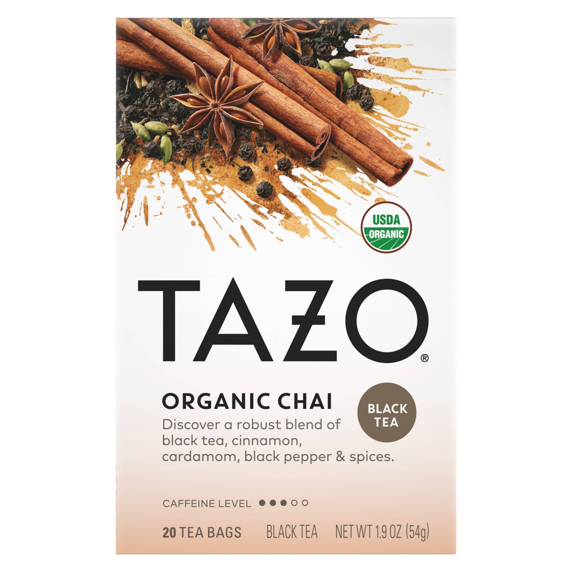slide 1 of 3, Tazo Organic Chai Tea, 20 ct
