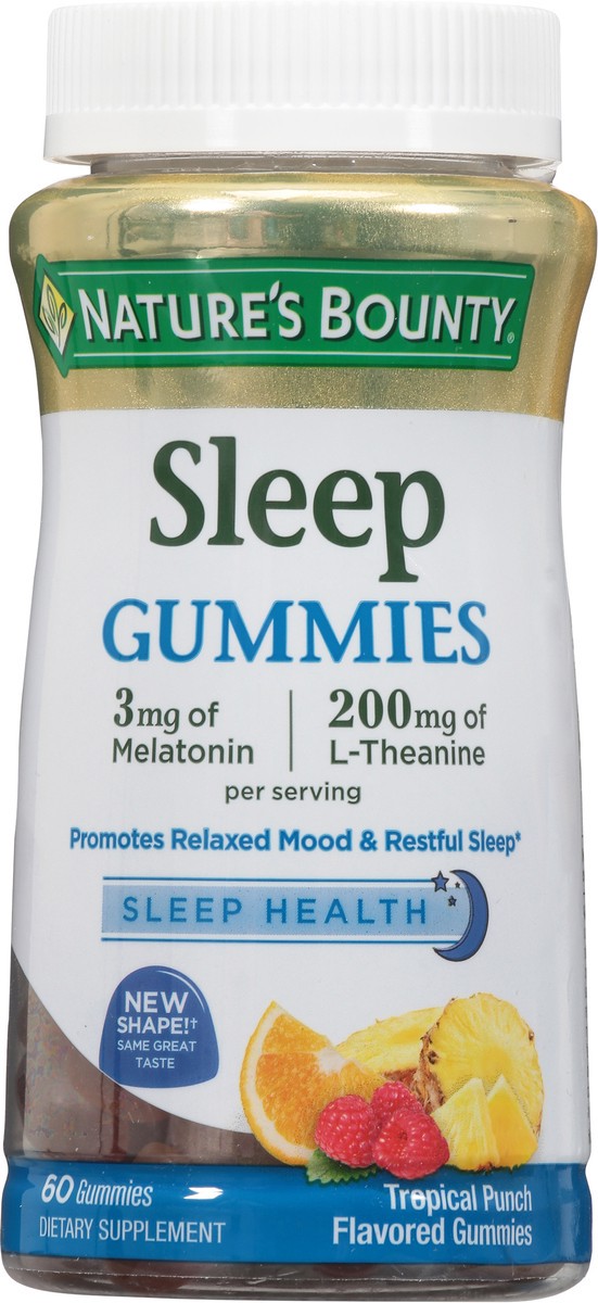 slide 8 of 9, Nature's Bounty Melatonin Sleep Aid Gummies, 3 mg