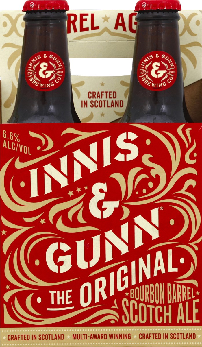 slide 5 of 6, Innis & Gunn Bourbon Barrel Scotch Ale, 4 ct; 12 oz