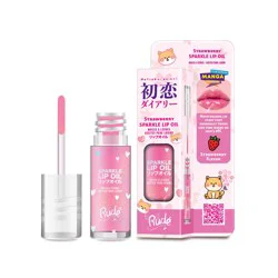Rude Cosmetics Sparkle Lip Oil - Strawberry