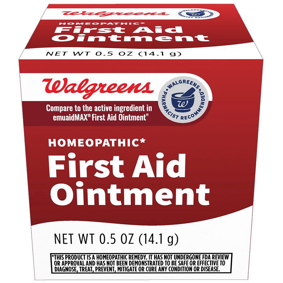 slide 1 of 4, Walgreens First Aid Ointment, 0.5 oz