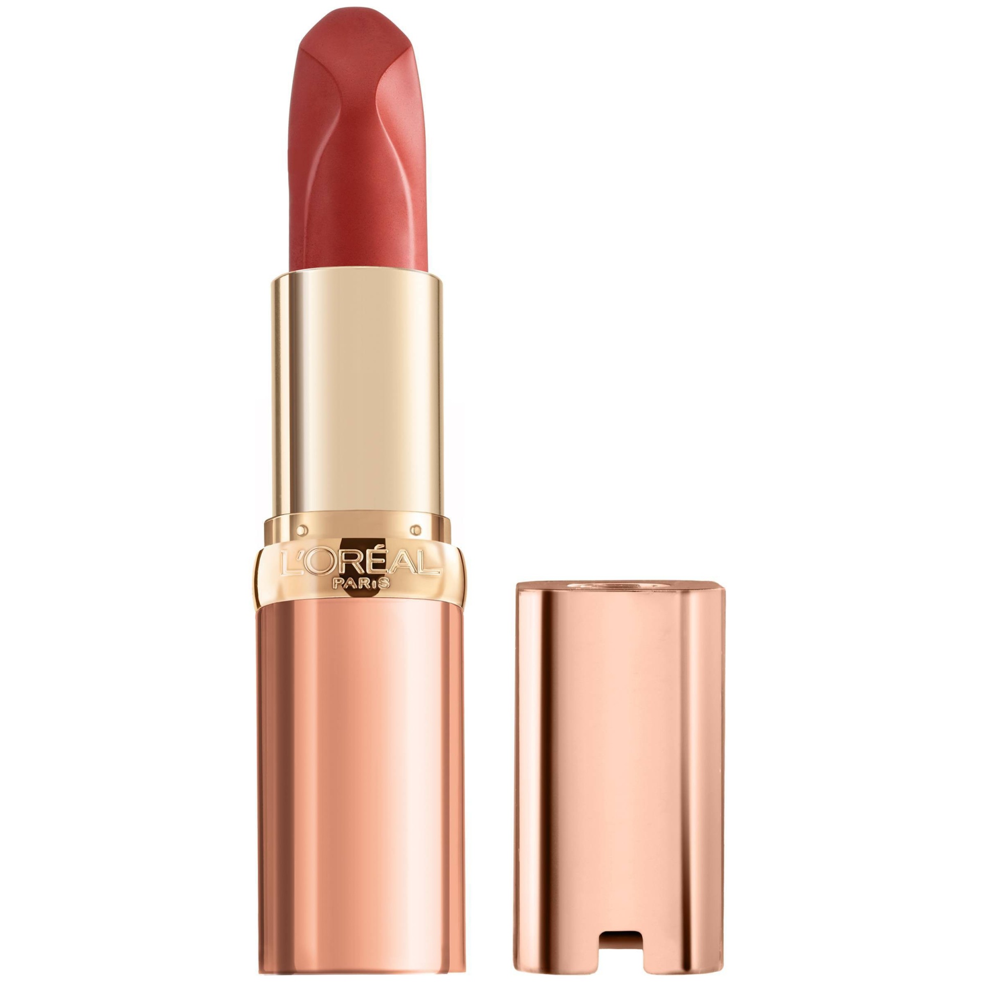 slide 1 of 1, L'Oréal Colour Riche Les Nus Intense Lipstick, Intensely Pigmented, Nu Irreverent, 0.13 oz