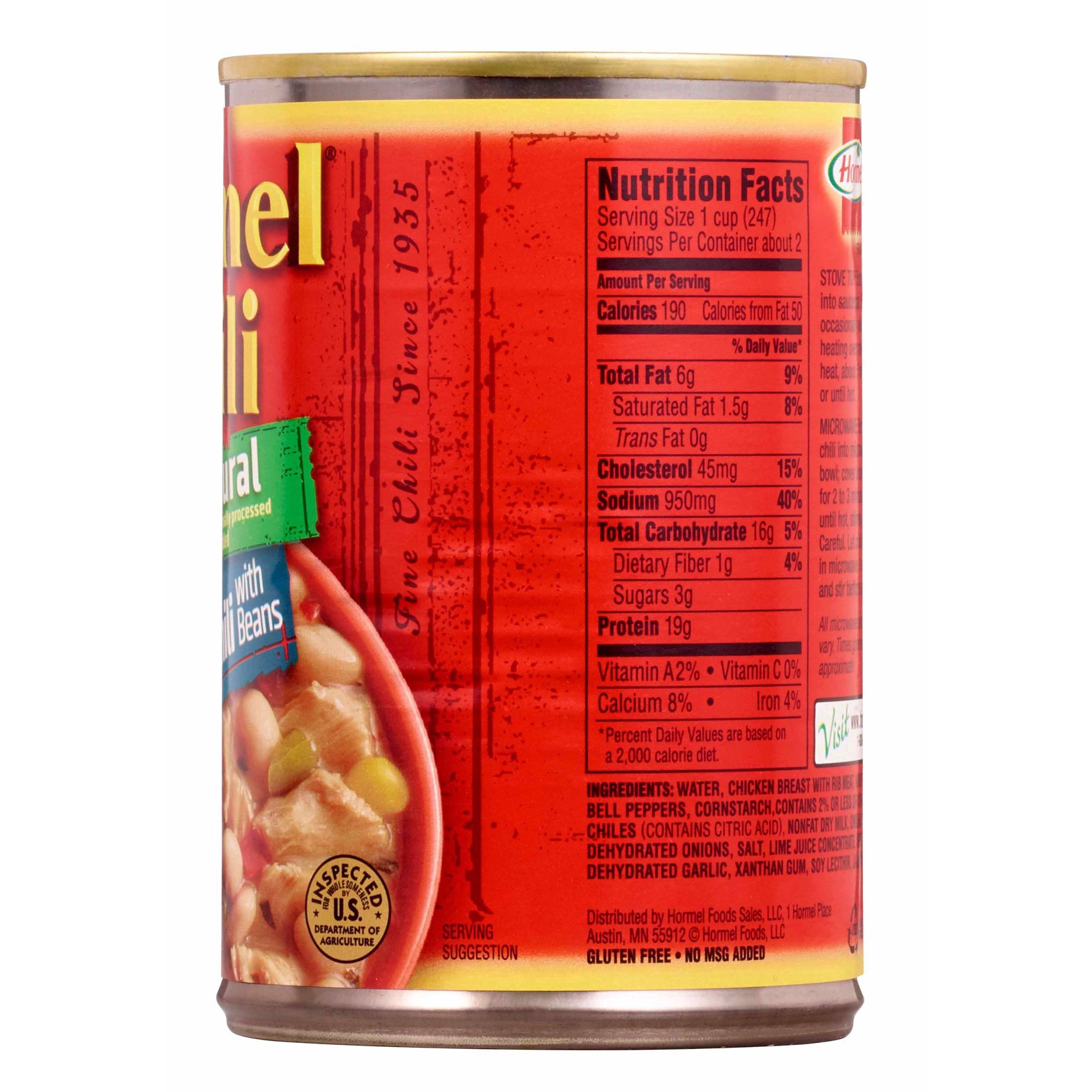 slide 3 of 19, Hormel Chicken Chili 15 oz, 15 oz